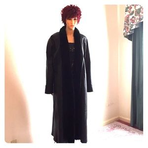 Full Length Leather Coat